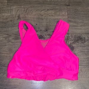 Five Dancewear hot pink sports bra, SA